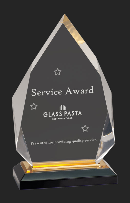 5 1/4" x 8 3/4" Blue Diamond Impress Acrylic