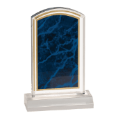 4x7" Blue Marble Acrylic